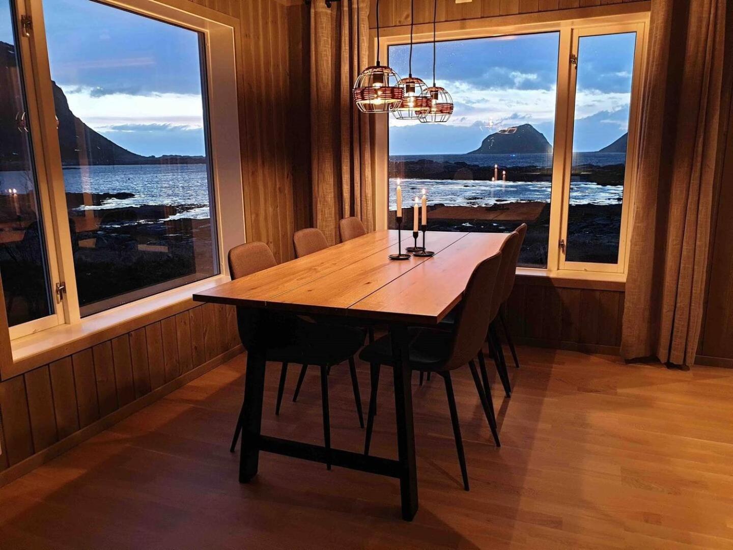 Magic Views And Walking Distance To Best Beaches Leknes Exteriör bild